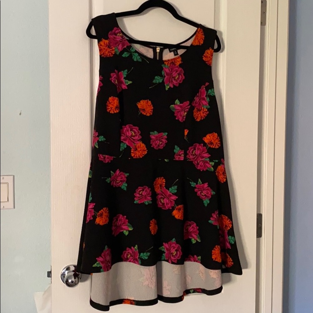 Torrid peplum hi-lo top 3x